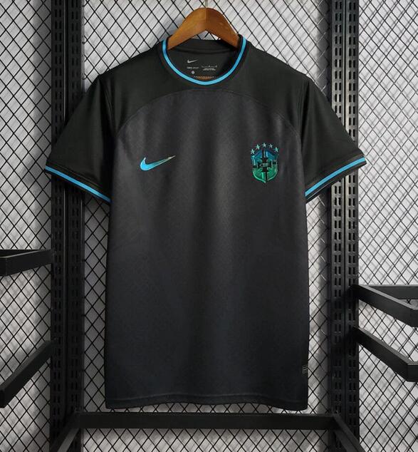 AAA Quality Brazil 22/23 Special Black/Blue Soccer Jersey